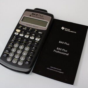Texas Instruments BA II Plus Financial Calculator w/ Manual Business Analyst
